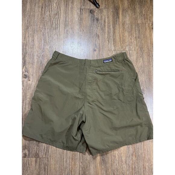 Patagonia Island Hopper Nylon Shorts Mens Medium Green Outdoor Hiking - Picture 7 of 11